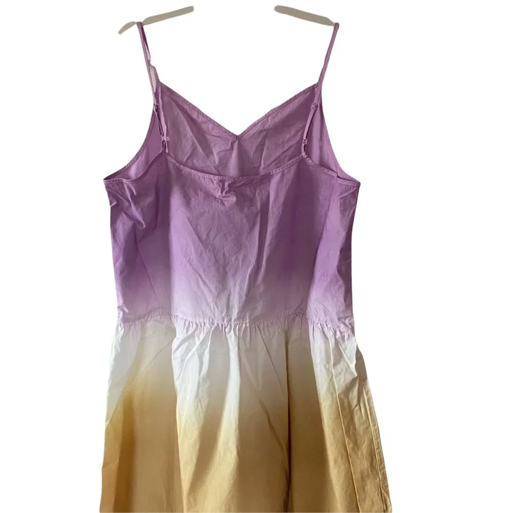 Allsaints Caro Dipdye Midi Dress 10 NWT - Picture 5 of 8